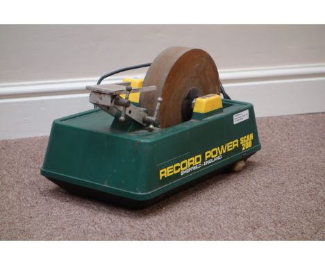 Record Power SCAN 200 wet stone grinder (This item is PAT tested - 5 day warranty from date of sale)   Condition Report   Cli