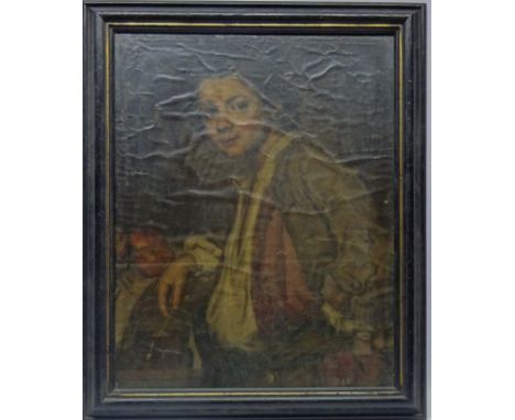 Portrait of a Boy, 19th century oleograph 68cm x 53cm