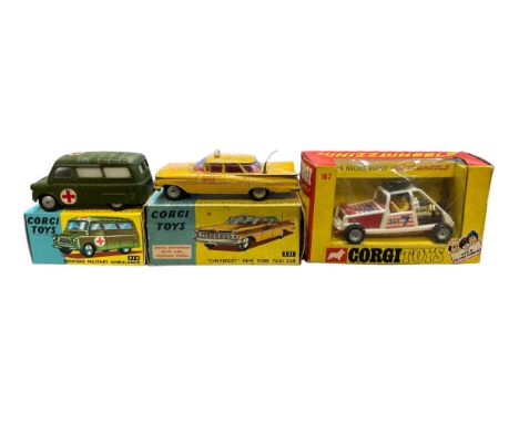 Corgi 1960s onwards collection, generally excellent to good in good or better boxes (where present), with Chevrolet New York 