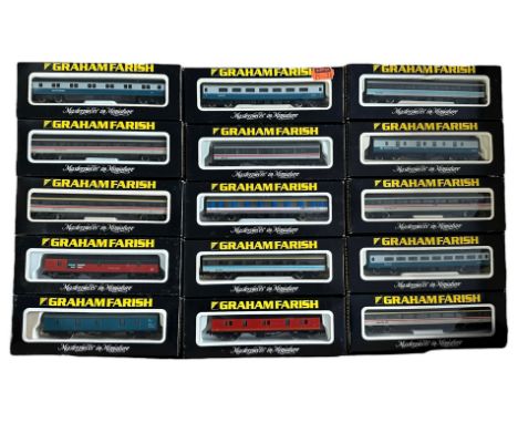 Graham Farish collection, generally excellent in excellent to good plus boxes, with coaches (10) including Scot Rail, Inter C