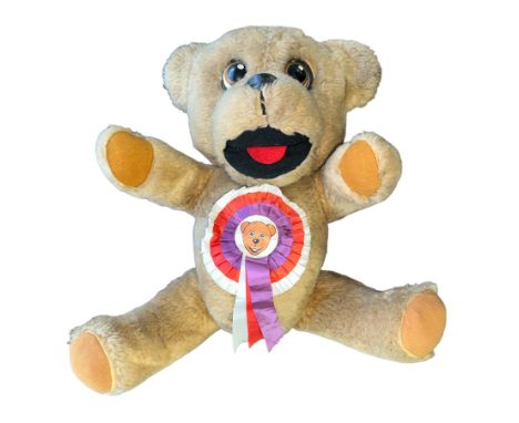 Denys Fisher 1970s Roger De Courcey's Nookie Bear ventriloquist toy, generally good plus (cord present but eyes don't move), 