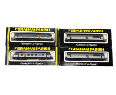Graham Farish locomotives, generally excellent in excellent boxes, with Railfreight Distribution 47125 No. 8023, Freight Conn
