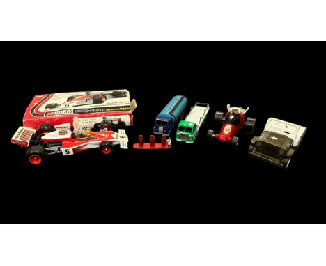 1950s onwards collection, generally excellent to good, with Corgi 1/18th scale Texaco-Marlboro McLaren M23 No. 191 including 