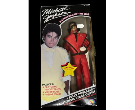 LJN Michael Jackson Thriller No. 7800, approx. H30cm, figure loose in box, generally excellent in good box (small cellophane 