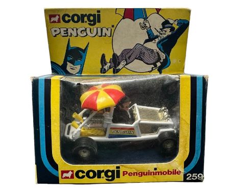 Corgi Penguinmobile No. 259, generally excellent in good plus 1978 window box (light crushing and small hole in cellophane an