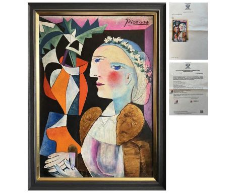 Pablo Picasso (1881-1973), TODOCOLECCION S.A.C., Oil Painting Signed (upper right) Image size: 24 by 16 in. (60 by 40 cm.) Al
