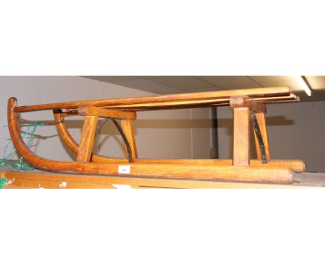 Vintage bentwood sledge