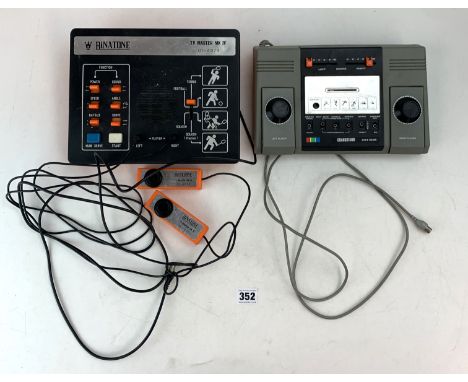 Binatone TV Master MK IV computer game console and Grandstand 4600 Colour computer game console