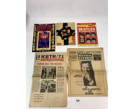 The Beatles at Carnegie Hall, Bravo Das Sind Die Beatles (German), Mojo poster for the Beatles' Final San Francisco Concert, 