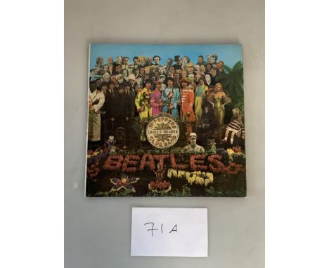 The Beatles 'Sgt. Pepper's Lonely Hearts Club Band' LP complete with poster, PMC 7027, 1st pressing