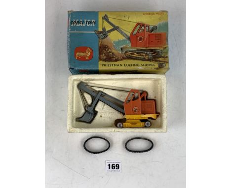 Boxed Corgi Priestman Luffing Shovel, no. 1128
