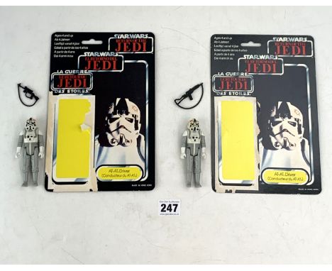 Star Wars Return of the Jedi 2 AT-AT Driver figures with cards (loose)