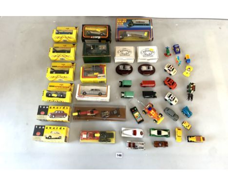 15 boxed and 24 loose assorted model vehicles inc. Vanguards, Maisto Sportscars, Corgi, Promotional etc