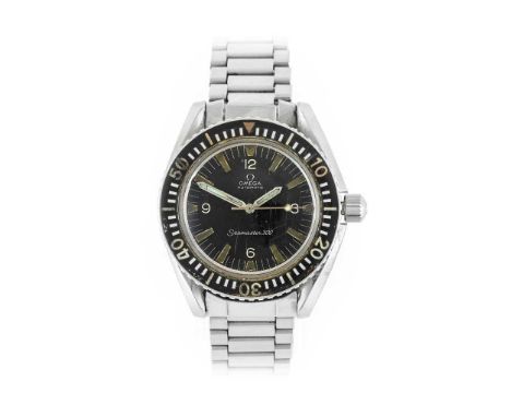 Omega: A Rare Stainless Steel Automatic Centre Seconds Wristwatch, signed Omega, model: Seamaster 300, ref: 165024, 1967, (ca