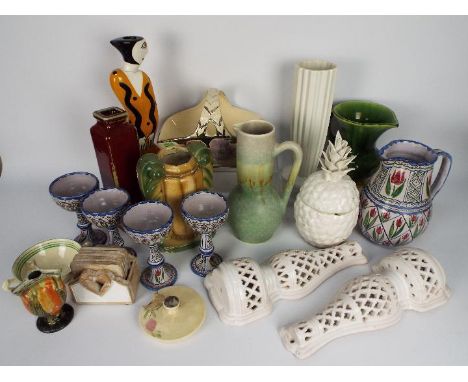 Mixed ceramics to include Arthur Wood, Beswick and similar.