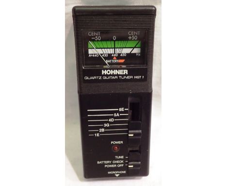 Hohner quartz guitar tuner, model HGT 1. P&amp;P Group 1 (£14+VAT for the first lot and £1+VAT for subsequent lots) 