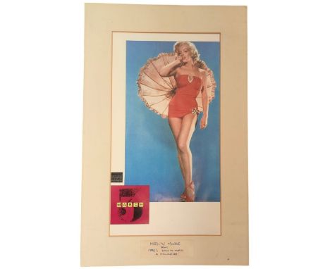 Vintage Marilyn Monroe 1953's 'How to Marry a Millionaire' rare lithograph. Good condition. All autographs come with a Certif