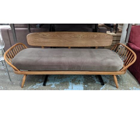 ATTRIBUTED TO ERCOL, SURFBOARD SOFA 210cm W. 