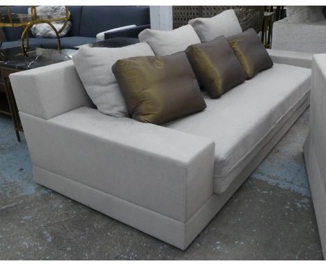 CHRISTIAN LIAIGRE SOFA, 110cm x 73cm H x 240cm, bears label. 