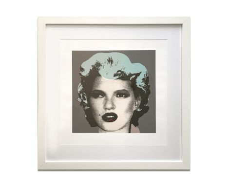 BANKSY 'Kate Moss', screen print on paper, published by West Country Prince, red stamped on verso, limited Edition 31/500, 70