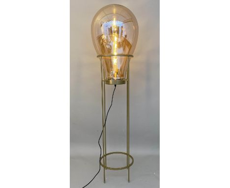 FLOOR LAMP, contemporary balloon design, 151cm H. 