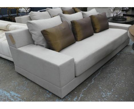 CHRISTIAN LIAIGRE SOFA, 110cm x 73cm H x 240cm, bears label. 