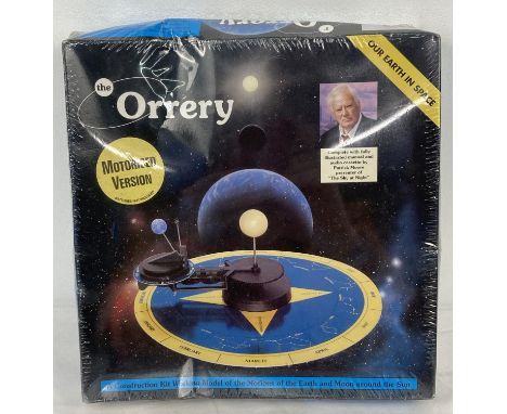 A vintage boxed &amp; sealed 1980 "The Orrery" motorised version with audio cassette by Patrick Moore. 