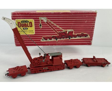A vintage Hornby Dublo 4620 Breakdown Crane with original box. 