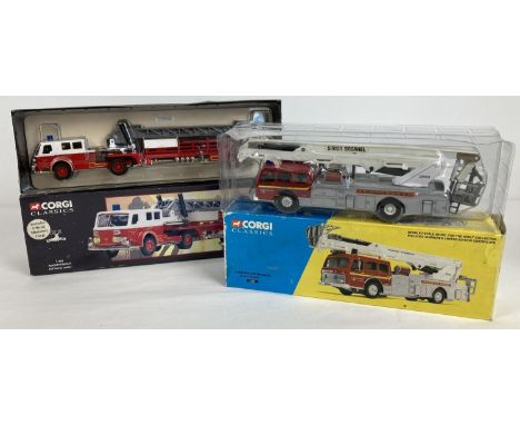 2 boxed Corgi Classics limited edition diecast fire engine models. #51802 Rochester N.Y. ALF Aerial Ladder, scale 1:50 and #3