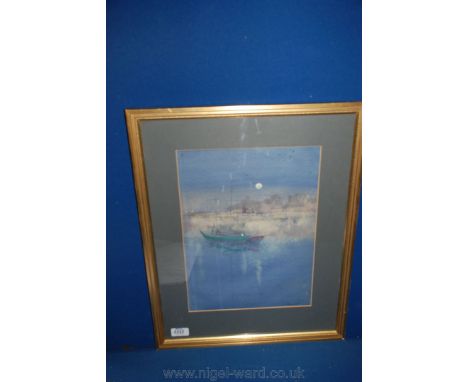 A Watercolour of a Seascape signed T.O. Davies