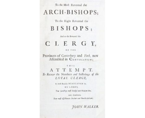 John Walker, An Attempt&nbsp;Walker, 1714, John. An Attempt towards Recovering an Account of the Numbers and Sufferings of th