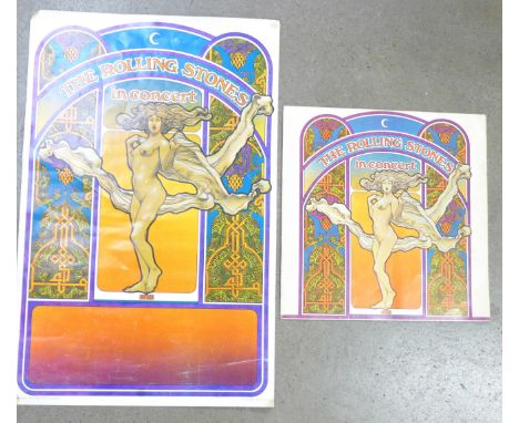 Rolling Stones 1969 poster and programme
