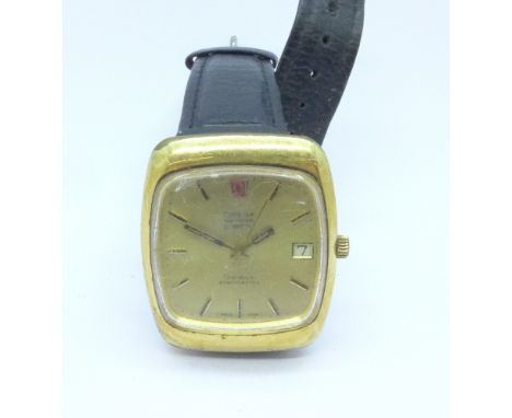 An Omega Electronic Chronometer f300Hz wristwatch