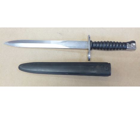 A German bayonet and scabbard