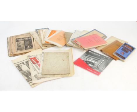 A quantity of boxing ephemera including edition of "Famous Fights Past and Present", "The Life and Battles of Freddy Welsh", 