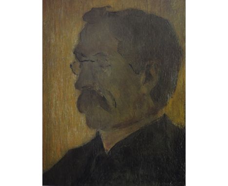 After LAURENCE STEPHEN LOWRY R.A. (1887-1976); a signed limited edition coloured print "The Artist's Father", signed in penci