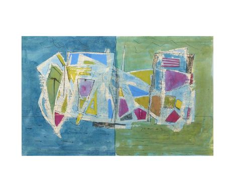 § William Gear R.A. (British 1915-1997) Untitled, 1947  signed and dated (lower right) watercolour, ink and crayon on paper  