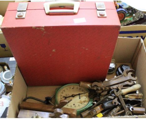 A box of old tools