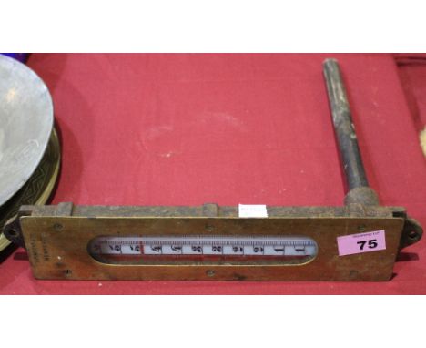 An industrial thermometer, T. Vincent & Co. Newport