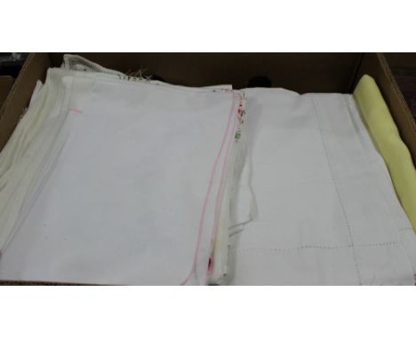 Two boxes of textiles