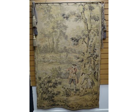 A Regency-style wall-hanging tapestry, 79ins high (200cms)