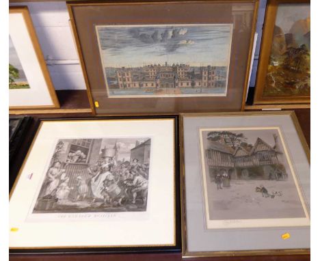 Cecil Aldin - Fine Art Trade Guild lithograph signed in pencil to the margin, and with blind stamp, 40x33cm; after Hogarth - 