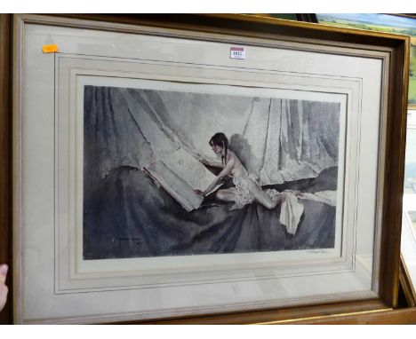 William Russell Flint (1880-1969) - lithograph, signed in pencil to the margin, 33 x 55cm 