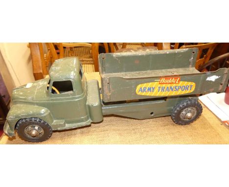 A Buddy L Toys army transport delivery toys (a/f)