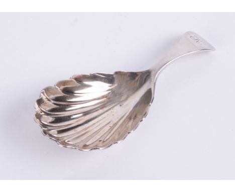 A Georgian silver caddy spoon, 11.45g.