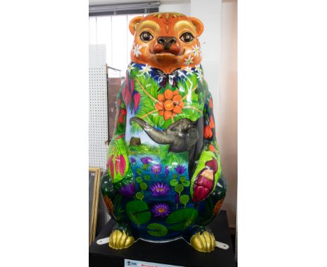 A BIG SLEUTH BEARMemoirs Of ParadiseMemoirs Of Paradise Artist - Gayani Ariyaratne&nbsp; -&nbsp; This bear has travelled thou