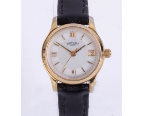 A ladies Rotary wristwatch with calendar, with purchase card 2014.
