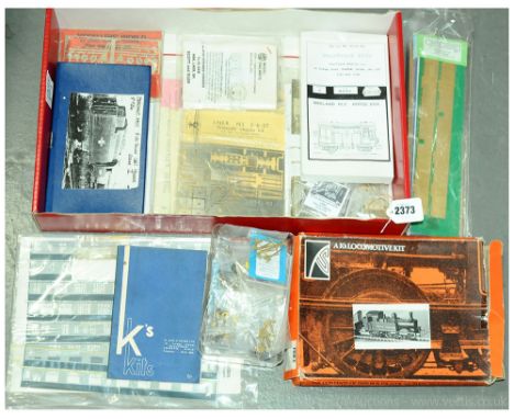 OO Gauge group of unmade kits. Including K's GWR 0-4-2 14XX Tank complete with instructions &amp; parts factory shrink-wrappe