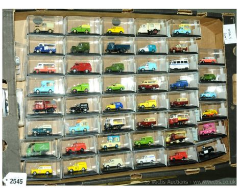 Oxford Diecast OO Gauge 1/76th scale group of 1950's to early 1970's period Light Commercial Vehicles &amp; Vans - all genera