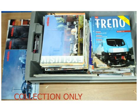 Large quantity of Marklin mostly 1990's to 2000's issues similar period Marklin insider Club Magazines along with other Europ